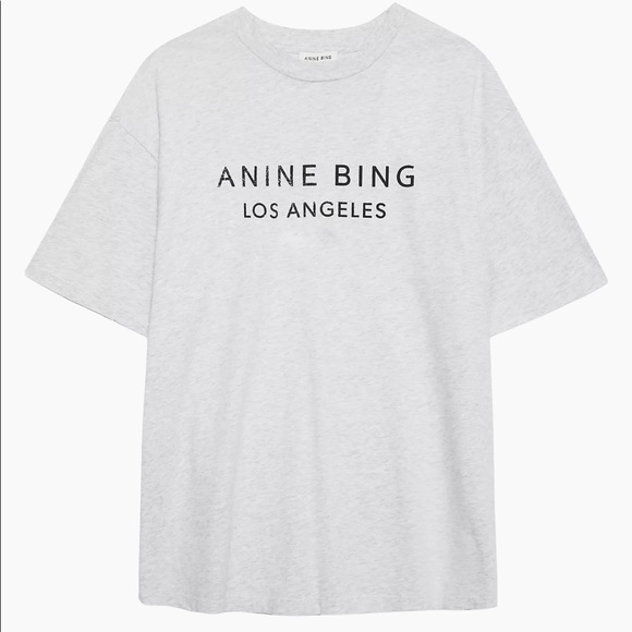 ANINE BING Myers Logo T-Shirt Sz M NTW - Picture 3 of 6